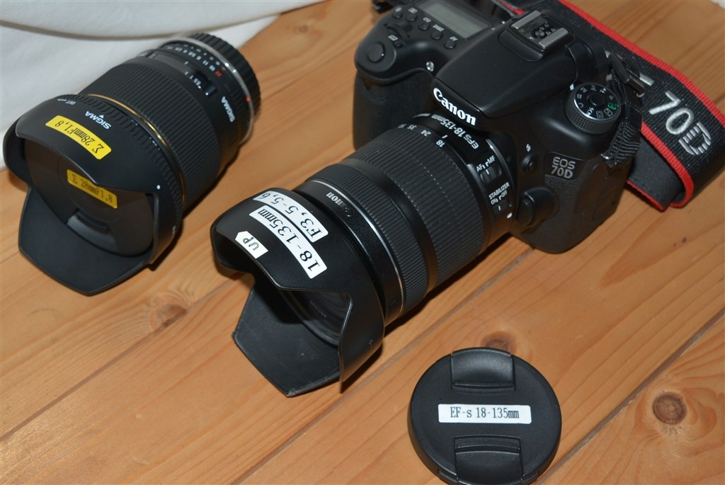 レンズフードについて』 CANON EOS 70D EF-S18-135 IS STM レンズ