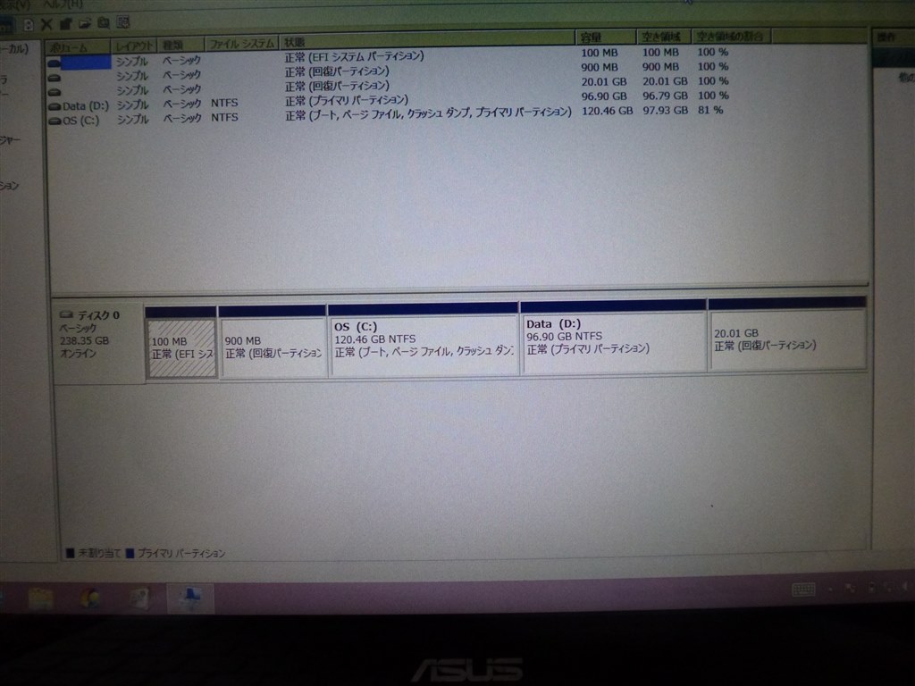 ASUS  PC X102B 白　SSD換装。バッテリー交換済。タッチパネル可。 ASUS PC X102B 白 SSD換装。バッテリー交換済。タッチパネル可