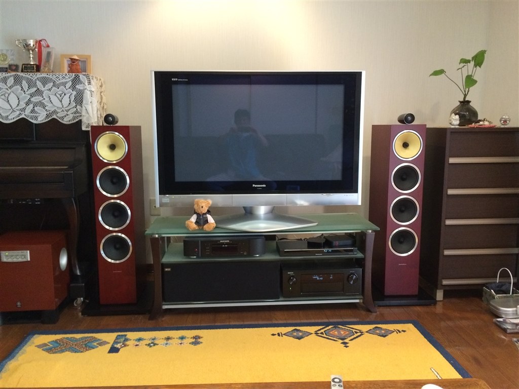 バナナプラグの装着』 Bowers & Wilkins CM10 S2 [ローズナット