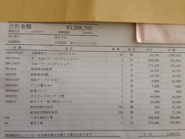 ♡様 お見積もり ややや お見積もり マイホーム】積水ハウスの見積もりは見やすい