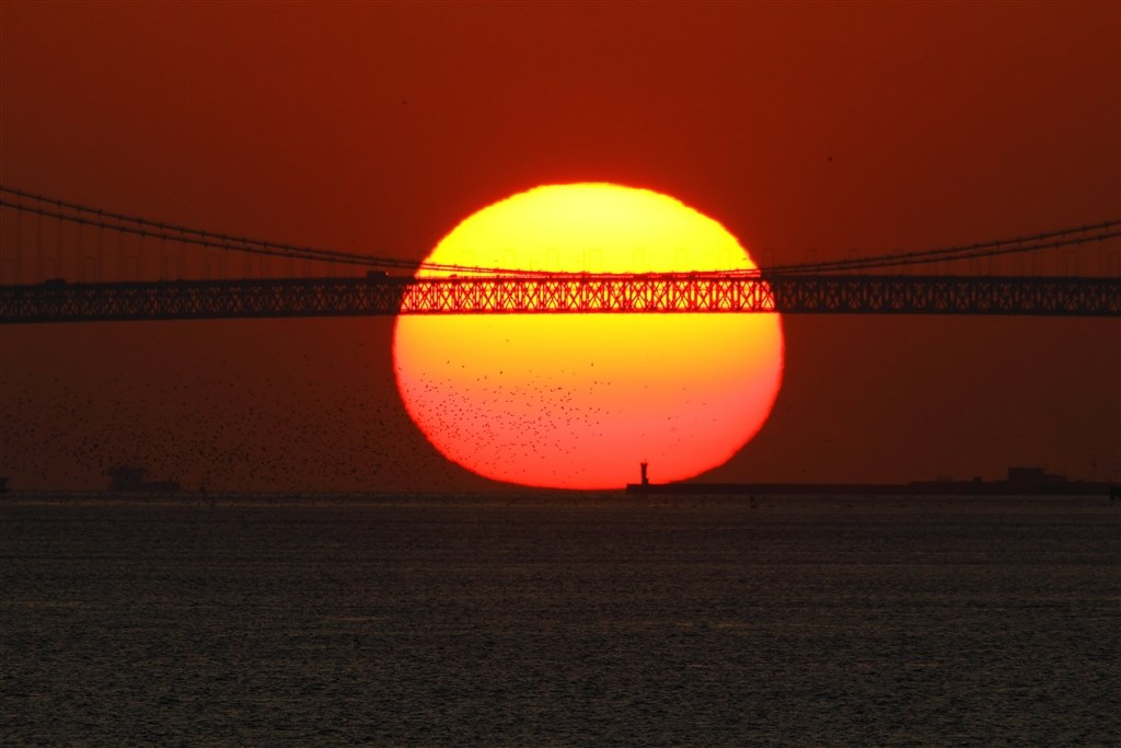 だるま夕日の撮影は 12・27』 ペンタックス PENTAX K-3