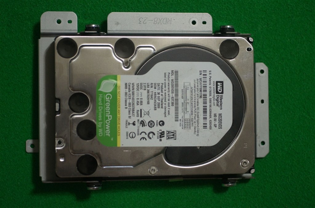 5) SONY製 ブルーレイレコーダー HDD交換修理！ハードディスク換装 