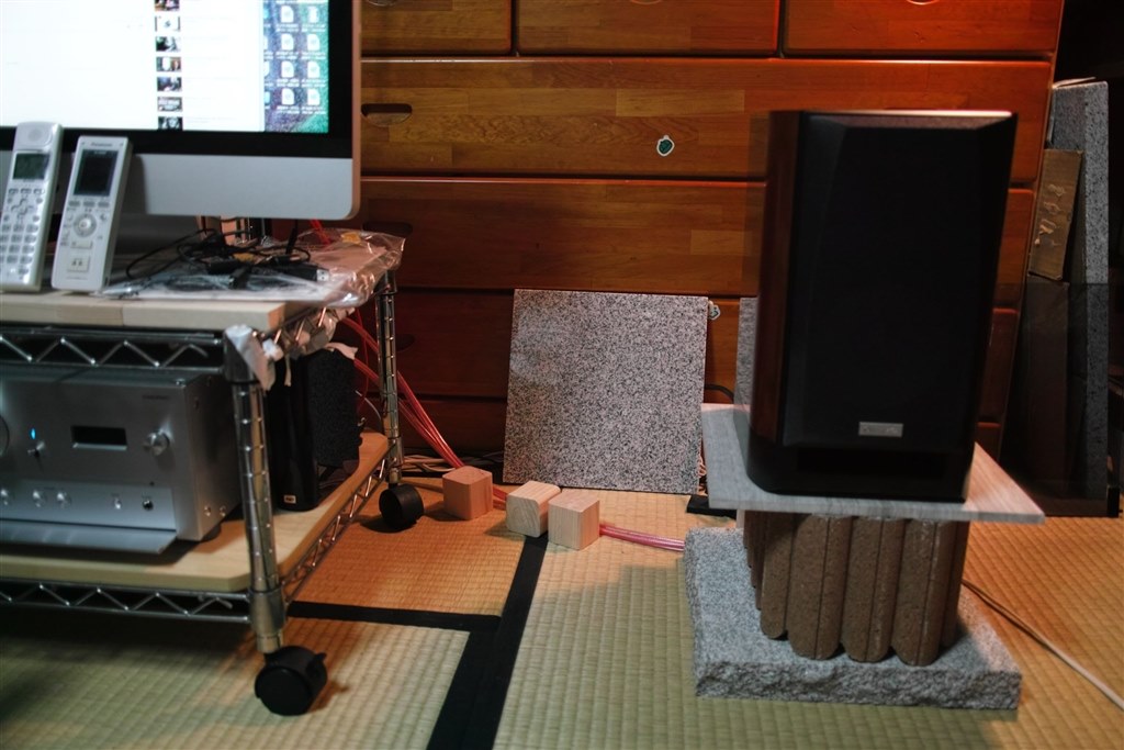 D-412EX スタンド・ケーブルセット　1/2 ONKYO【AS-12EX】オンキョー スピーカースタンド 2台1組 D-412EX