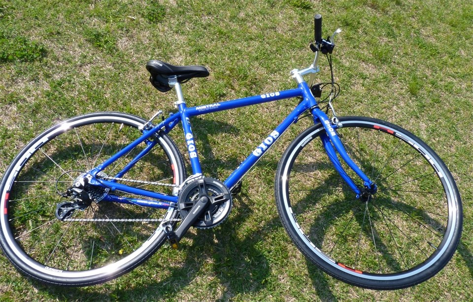 GIOS MISTRAL クロスバイク 青 GIOS ( ジオス ) クロスバイク MISTRAL DISC HYDRAULIC