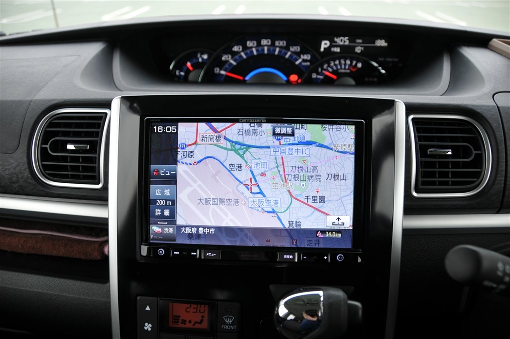 タントカスタムに取り付けた方』 パイオニア 楽ナビ AVIC-RL09 の