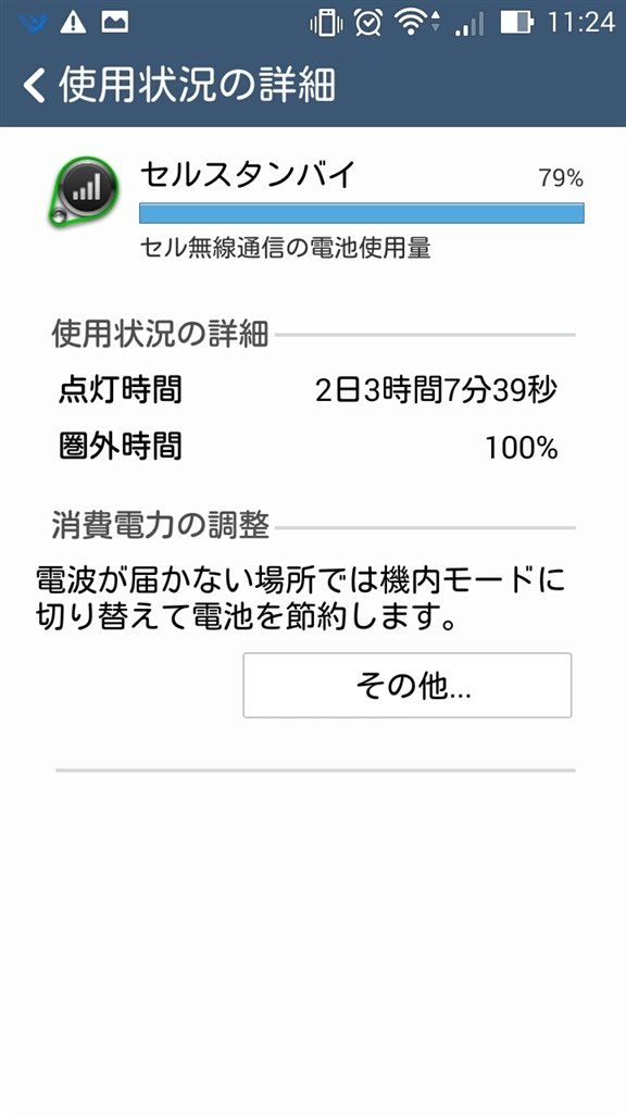 セルスタンバイは結構電力を食っている Asus Zenfone 16gb Simフリー のクチコミ掲示板 価格 Com