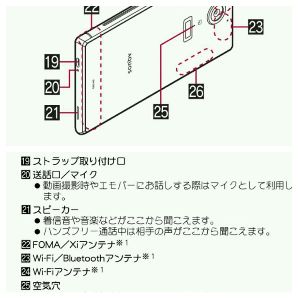 sh03g スピーカー