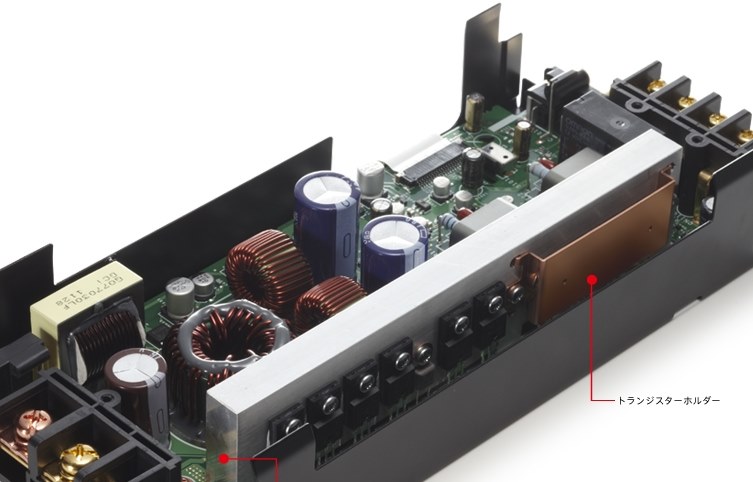 アンプのボディの温度が60℃以上になります』 パイオニア GM-D1400II