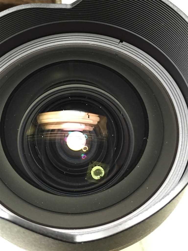 前玉の枠に打痕？のようなあと』 ニコン AF-S NIKKOR 14-24mm f/2.8G
