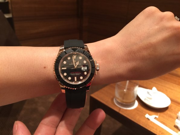 ロレックス ヨットマスター 116655 [ブラックラバーベルト