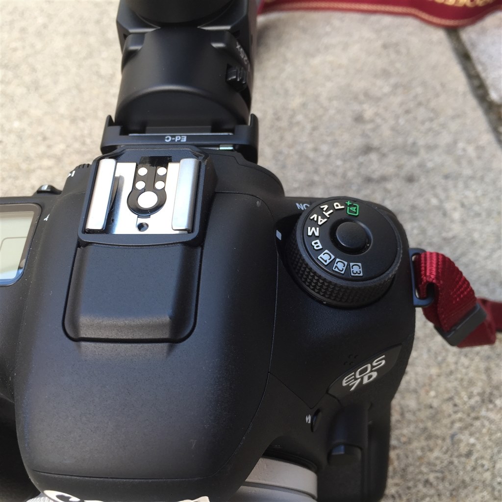 アングルファインダーのアダプターについて』 CANON EOS 7D Mark