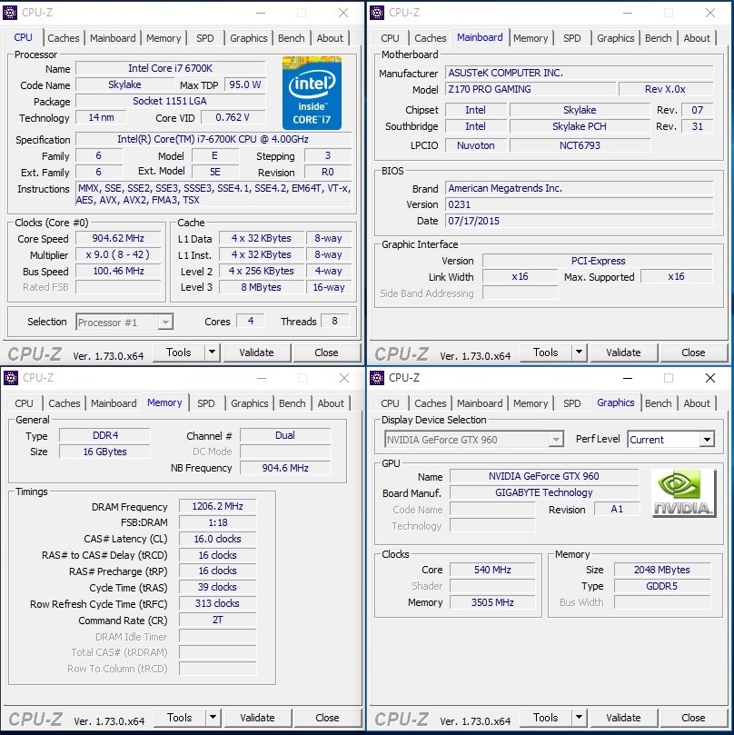Core i7 6700KをWin10で自作PC弐号機始動。』 インテル Core i7 6700K