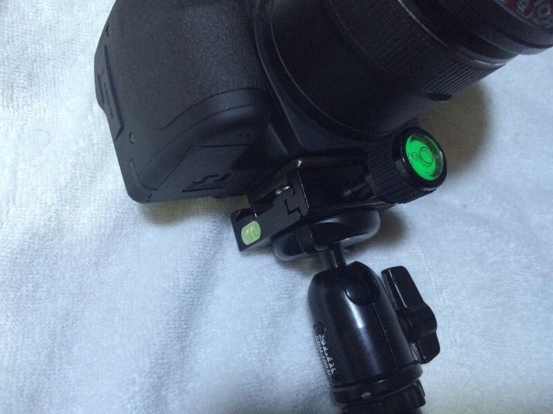 三脚用ネジ穴とクイックプレート』 富士フイルム FinePix S1 の