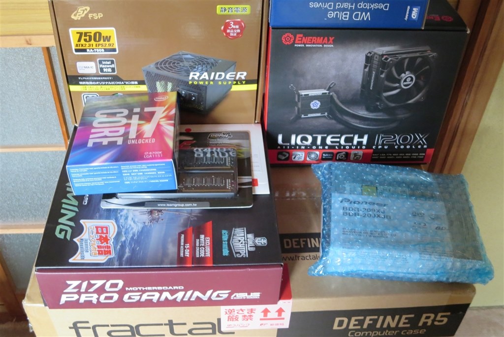 自作PC intel6700K メモリ32G OS有 i7 6700k + GTX1070 Build in 2020??? Cooler Master HAF - Time