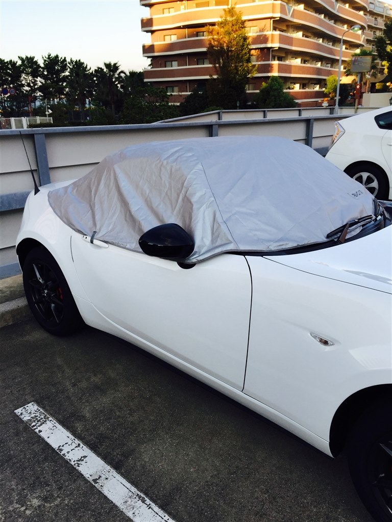 青空駐車とハーフカバー』 マツダ ロードスター 2015年モデル の