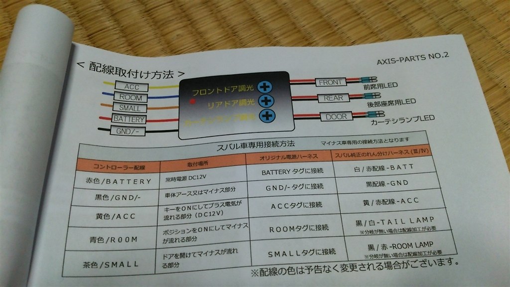 社外品フットランプについて Axis Parts E くるまライフ スバル レヴォーグ のクチコミ掲示板 価格 Com