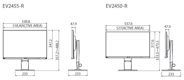 EIZO FlexScan EV2450-GYR [23.8インチ セレーングレイ]投稿画像・動画