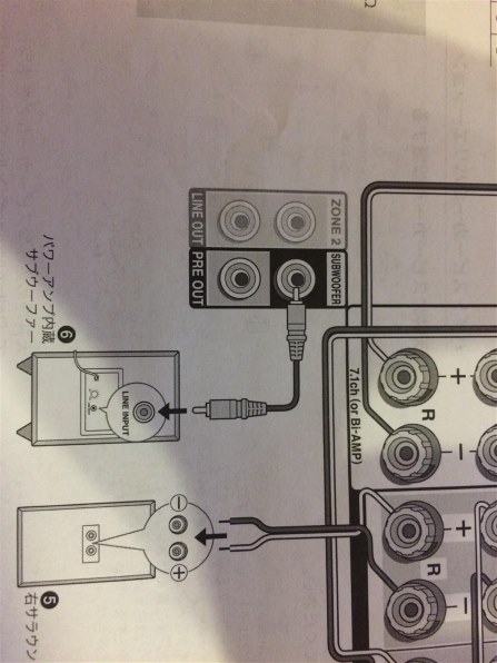 アンプ内蔵式サブウーファーの接続方法について』 ONKYO TX-NR646 のクチコミ掲示板 - 価格.com