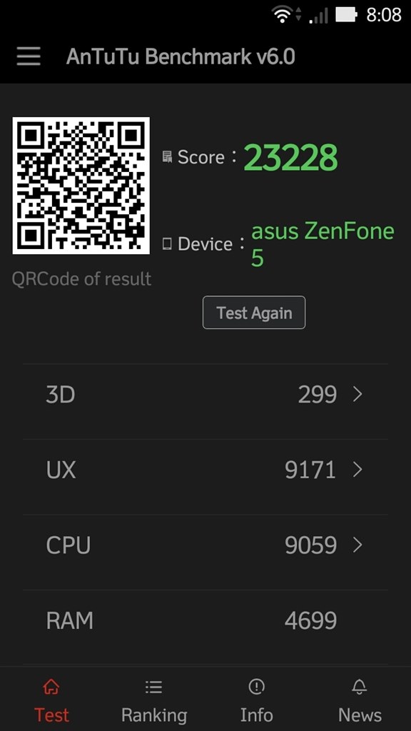 ウチのベンチ Asus Zenfone 2 Laser Ze601kl Simフリー のクチコミ掲示板 価格 Com