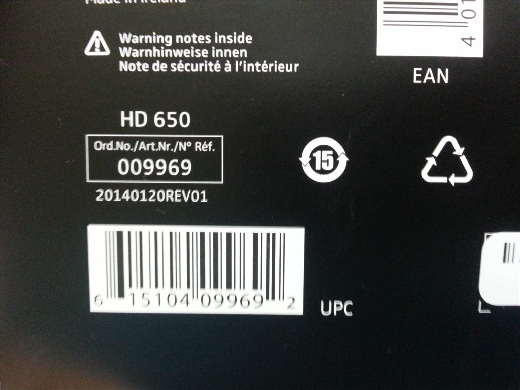 製造国について』 ゼンハイザー HD650 のクチコミ掲示板 - 価格.com