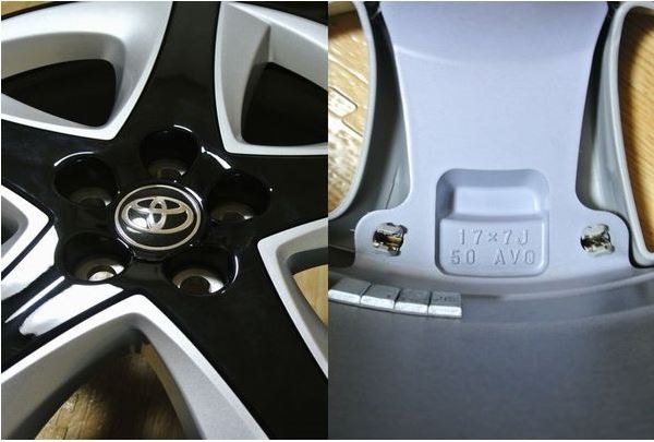 ホイールキャップ外し』 トヨタ プリウス 2015年モデル のクチコミ