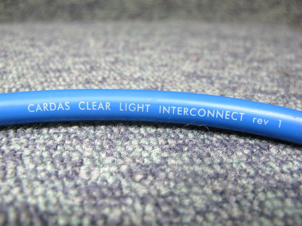 偽ケーブルの音質は？』 CARDAS AUDIO Clear Light RCA [1.5m] の