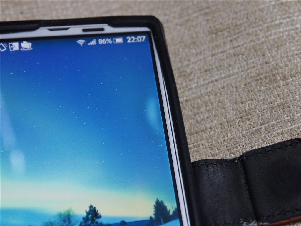 画面隅が変色 シャープ Aquos Serie Mini Shv31 Au のクチコミ掲示板 価格 Com