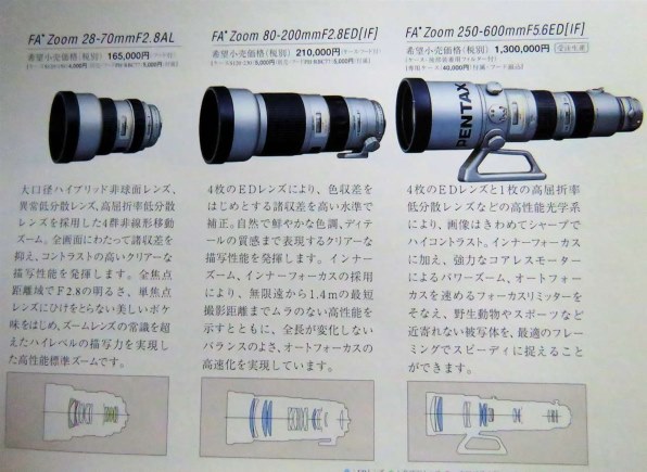 ペンタックス FA☆ズーム80-200mmF2.8ED[IF] 価格比較 - 価格.com