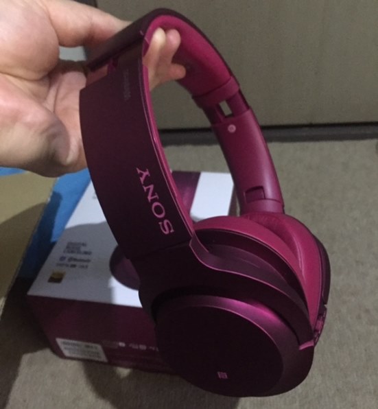 SONY h.ear on Wireless NC MDR-100ABN (P) [ボルドーピンク