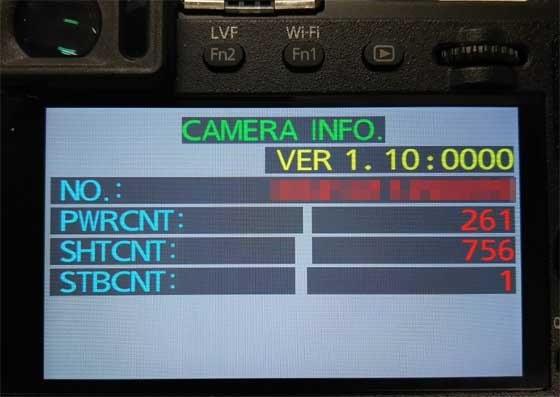 ショット数確認方法教えてください』 パナソニック LUMIX DMC-GM5K