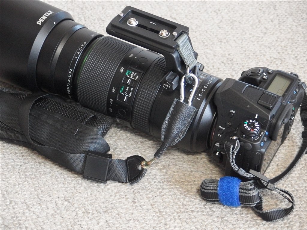 自作ストラップ』 ペンタックス HD PENTAX-D FA 150-450mmF4.5