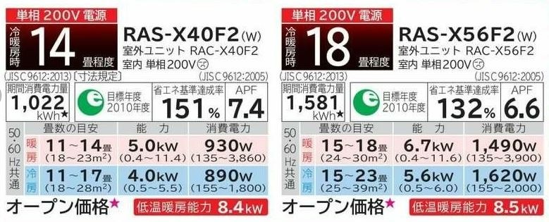 ４ｋｗ機と５．６ｋｗで悩み中です』 日立 ステンレス・クリーン 白くまくん RAS-X56E2 のクチコミ掲示板 - 価格.com