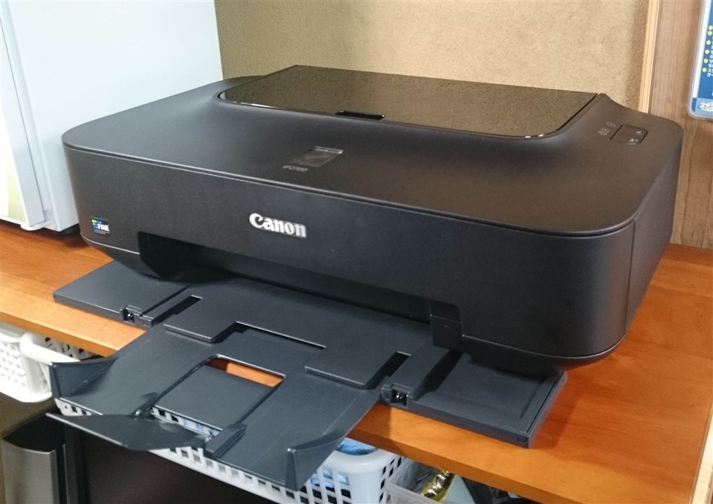 排出紙受けを一工夫。サブ機として活躍しそう。』 CANON PIXUS iP2700