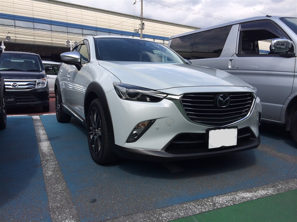 ドアミラーガーニッシュ ブライトシルバー』 マツダ CX-3 の