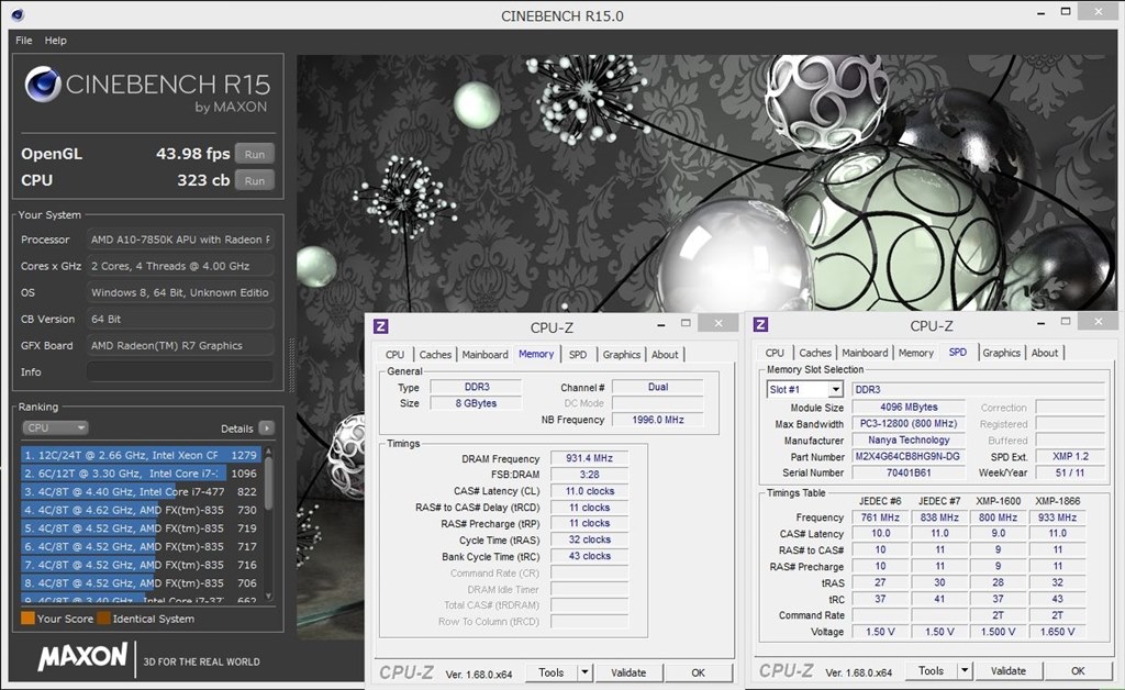 RAMクロックとGPU性能について』 AMD A10-7890K BOX のクチコミ掲示板 