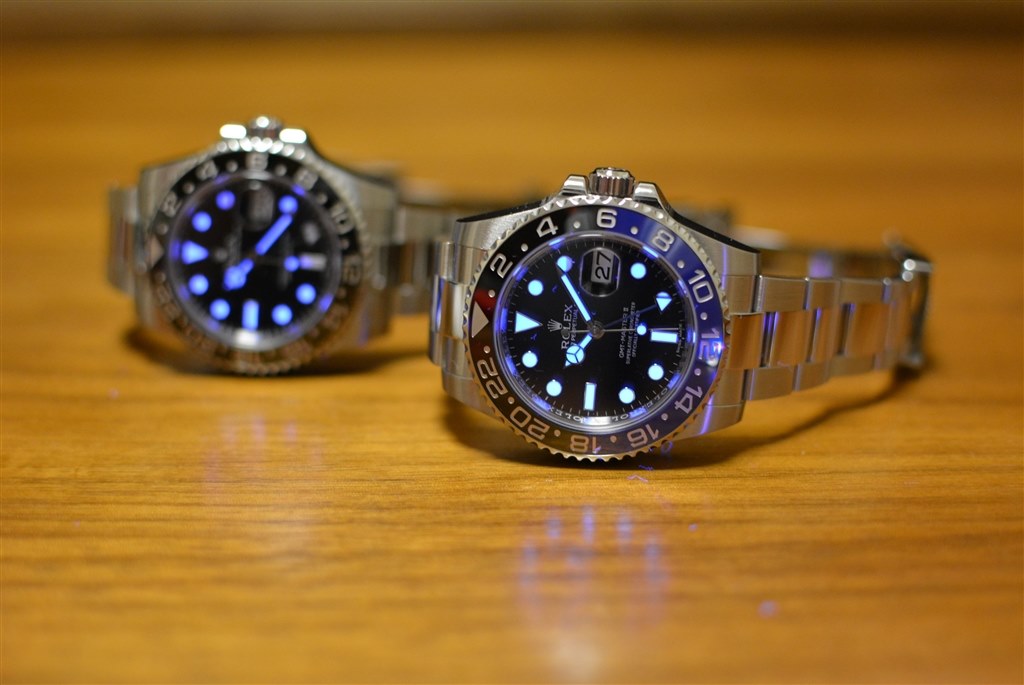 夜光』 ロレックス GMTマスターII 116710BLNR [オイスターブレスレット
