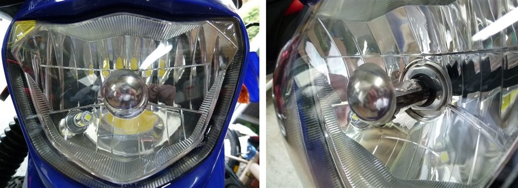 ヘッドライトをLEDバルブに交換』 ヤマハ XTZ125 のクチコミ