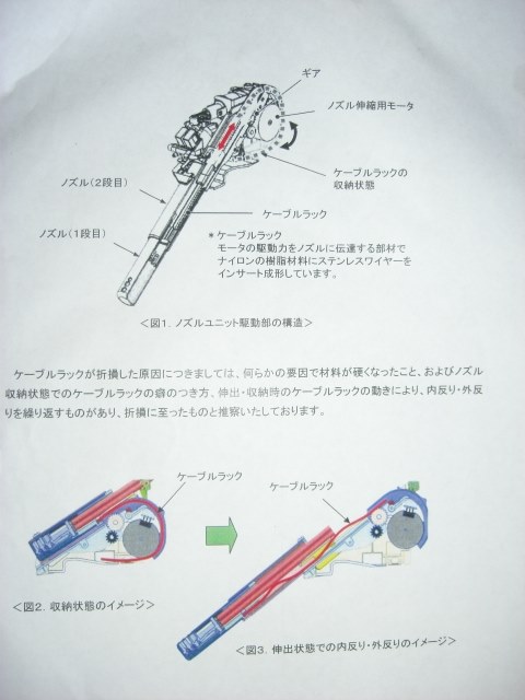 ノズルがもどらない。 漏水多数発生。』 TOTO アプリコット F2 TCF4721 のクチコミ掲示板 - 価格.com