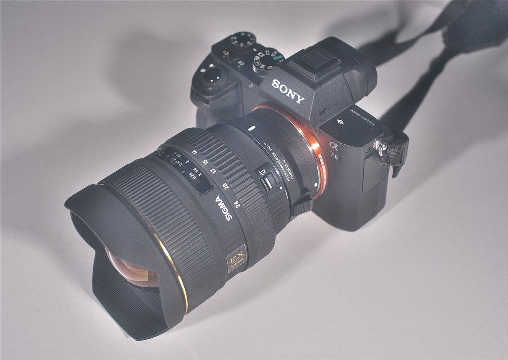 レンズ対応状況』 シグマ MOUNT CONVERTER MC-11 CANON EF-E ソニー用