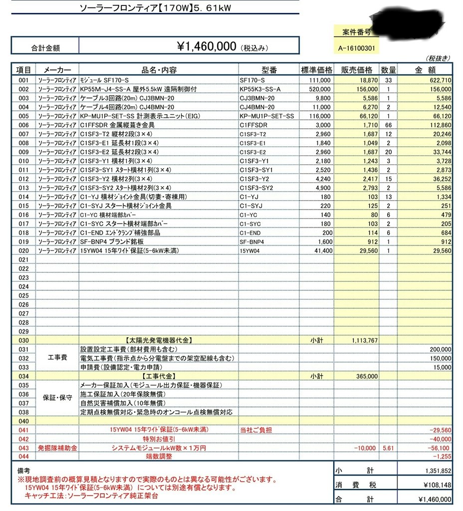 ソーラーフロンティア見積もり評価お願いします。』 クチコミ掲示板