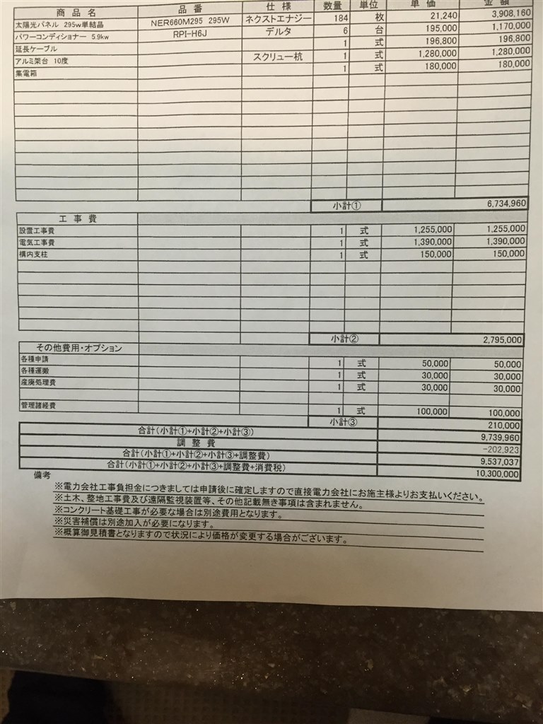 産業用 野立て54kwの見積もり評価お願いします。』 クチコミ