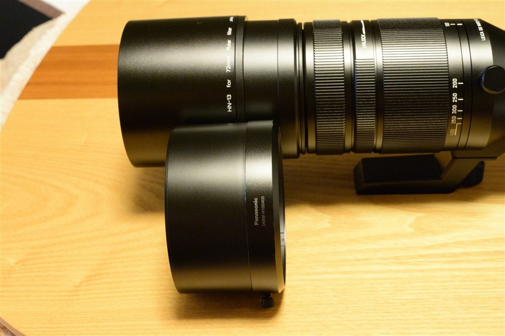 代用レンズフード』 パナソニック LEICA DG VARIO-ELMAR 100-400mm/F4