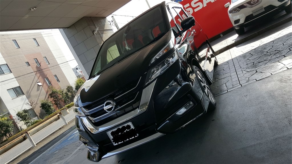 HSダイヤモンドブラック納車されました(´_ゝ｀)』 日産 セレナ