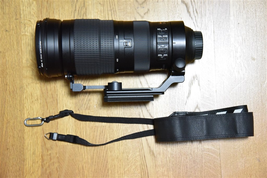 レンズストラップの使用法について』 ニコン AF-S NIKKOR 200