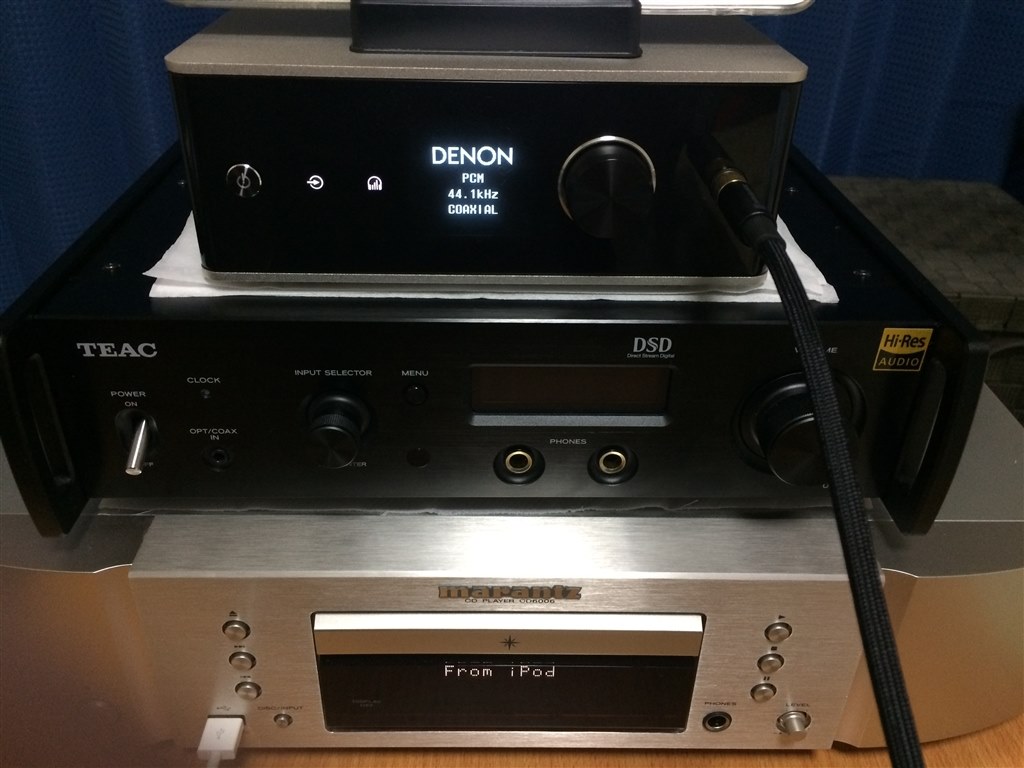 ちょっと早くなって今日から発売。イイ感じです！』 DENON DA-310USB