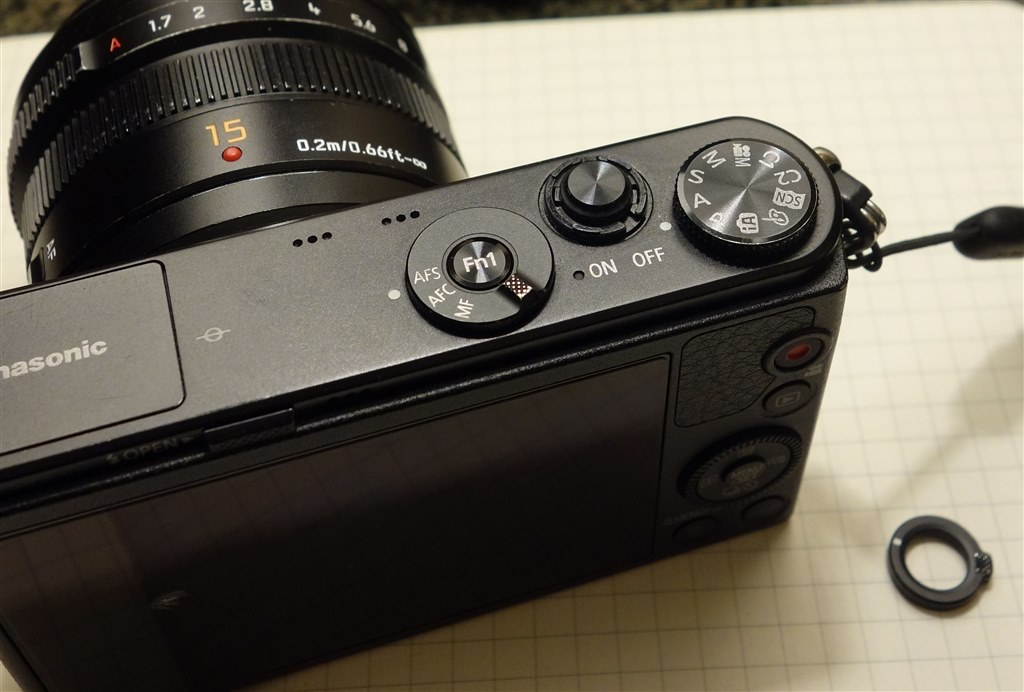 電源スイッチレバーが取れました』 パナソニック LUMIX DMC-GM1K