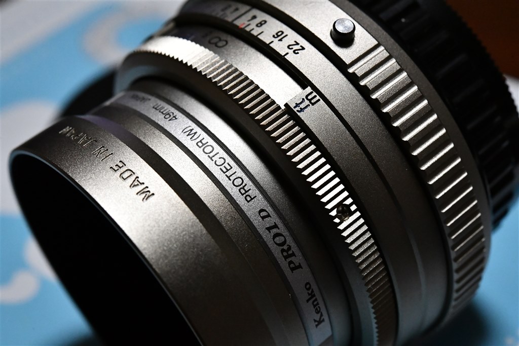 FA43mm Limited用のレンズプロテクターの外枠色』 ペンタックス