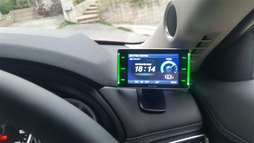 レーダー探知機の位置、参考まで』 マツダ CX-5 2017年モデル の 