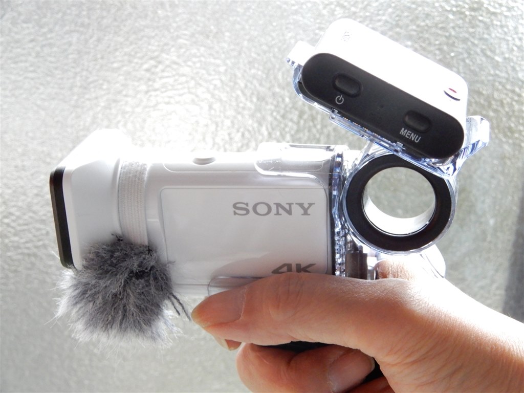 フィンガークリップに三脚穴』 SONY FDR-X3000R のクチコミ