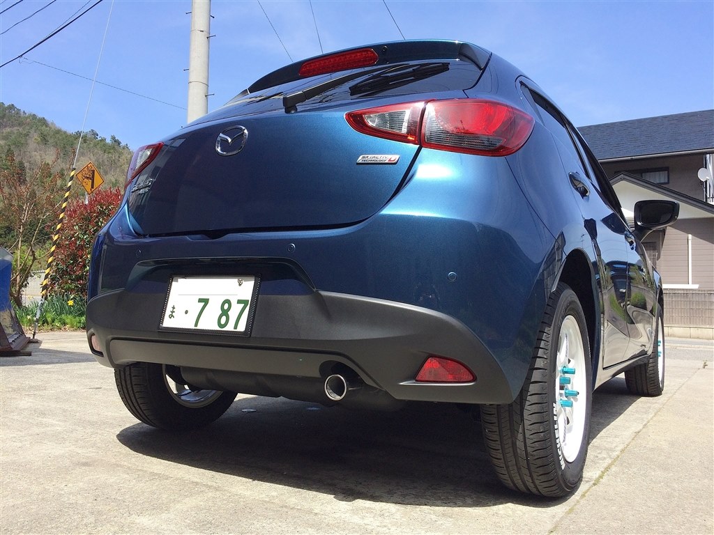 マツダ デミオ用コンパクトマフラー スポーツタイプです。 楽天市場】GP SPORTS EXAS EVO Tune マフラー デミオ 15MB DJLFS